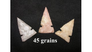 3 Flint Hunting Points (45 grains)
